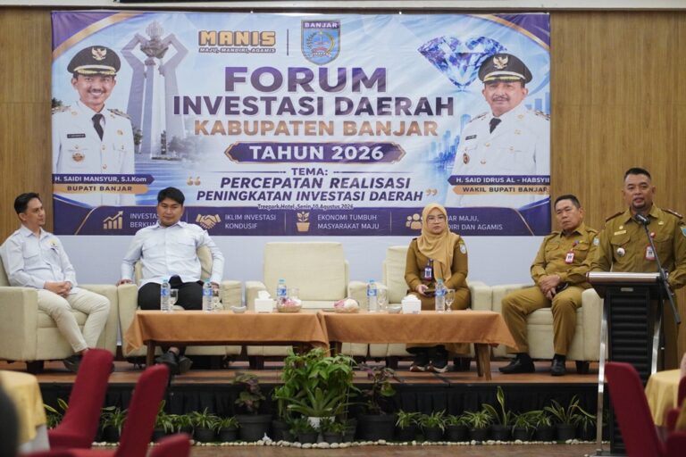 Investasi Kabupaten Banjar Surplus Rp1,6 Triliun Investasi Kabupaten Banjar Surplus Rp1,6 Triliun