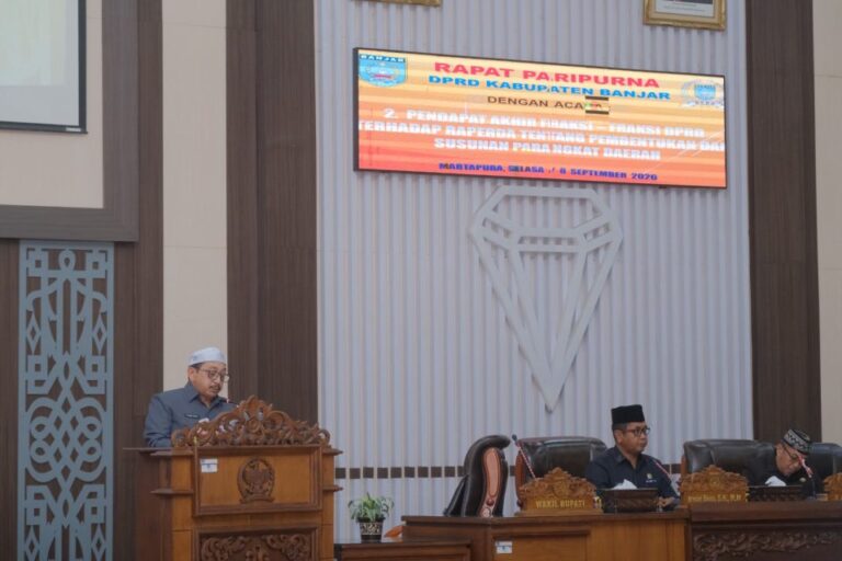 RAPBD Banjar 2027 Fokus Layanan dan Pendapatan Daerah