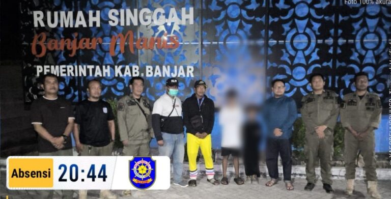 Satpol PP Amankan Pengamen Anak di Sekumpul