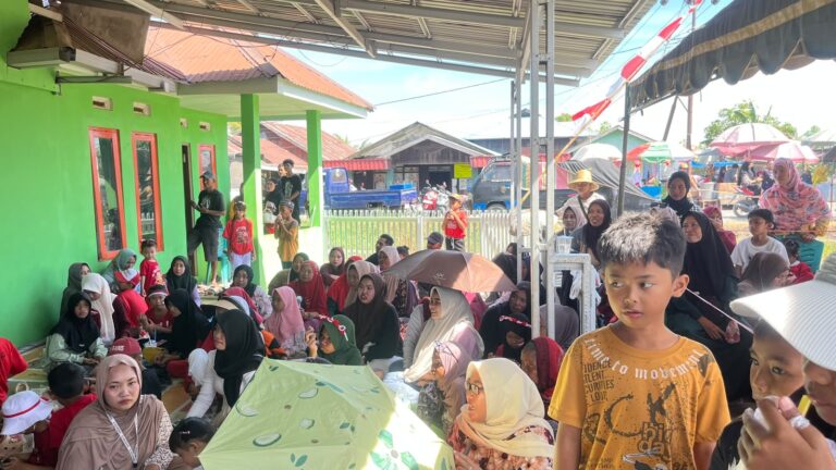 Semarak HUT RI di Garis Hanyar, Warga Ramaikan Jalan Santai dan Beragam Lomba
